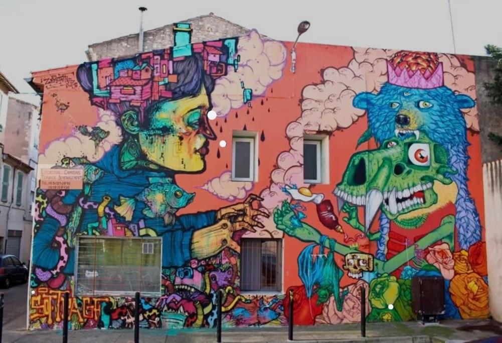 Ferienwohnung Le Nid Douillet Nîmes Exterior foto