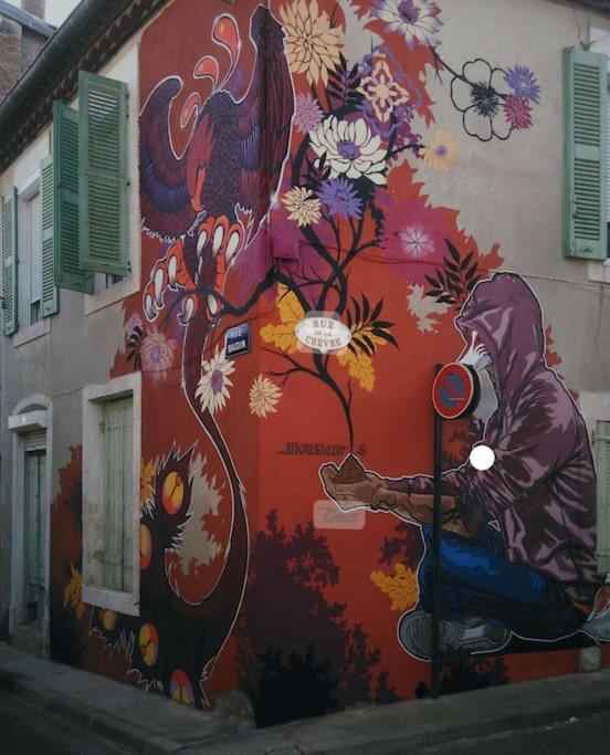 Ferienwohnung Le Nid Douillet Nîmes Exterior foto